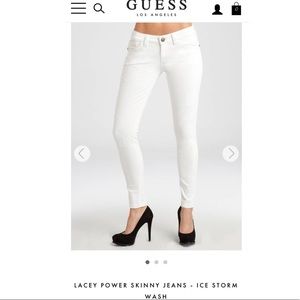 Guess Lacey Power Skinny Jeans Ice Storm Wash